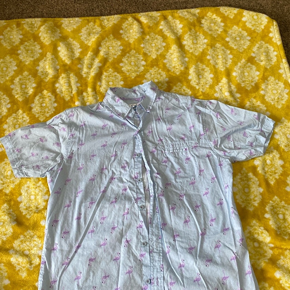 Flamingo button down